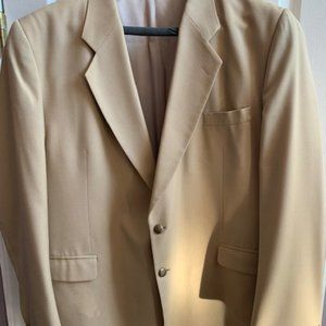 Men's Tan Blazer Size 50 Long
